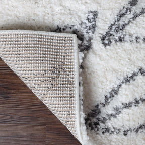 Flora Botanical  Plush Shag Rugs Transitional Floral Indoor Area Rug
