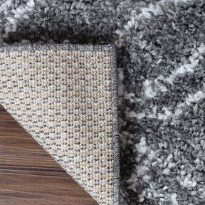 Flora Botanical  Plush Shag Rugs Transitional Floral Indoor Area Rug