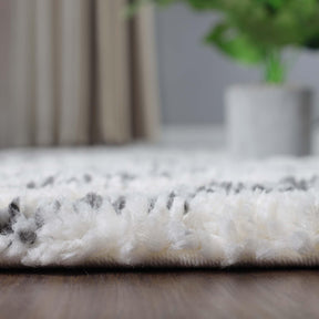 Flora Botanical  Plush Shag Rugs Transitional Floral Indoor Area Rug