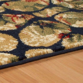 Floral Modern Mosaic Tile Area Rug