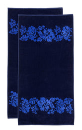 Floral Oversized Cotton 2 Piece Beach Towel Set