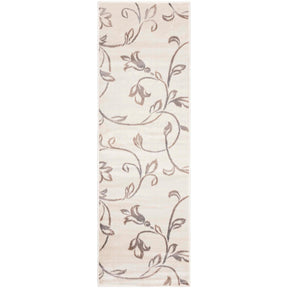 Floral Vines Scrolling Indoor Large Area Rugs or Runner Rug