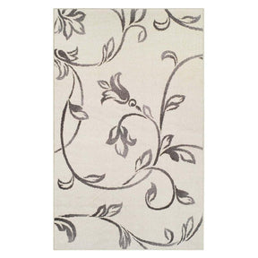 Floral Vines Scrolling Indoor Large Area Rugs or Runner Rug