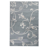 Floral Vines Scrolling Indoor Large Area Rugs or Runner Rug