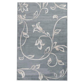 Floral Vines Scrolling Indoor Large Area Rugs or Runner Rug