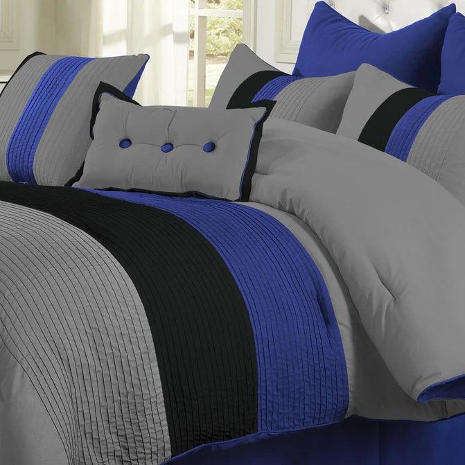 Florence 8-Piece Comforter Set With Shams, Bed Skirt and Pillow