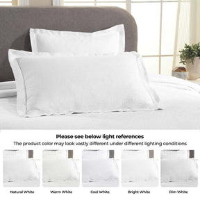 Florin Cotton Matelasse Weave Jacquard Scroll Medallion Bedspread Set