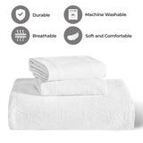 Florin Cotton Matelasse Weave Jacquard Scroll Medallion Bedspread Set