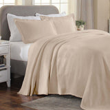 Florin Cotton Matelasse Weave Jacquard Scroll Medallion Bedspread Set