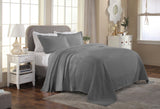 Florin Cotton Matelasse Weave Jacquard Scroll Medallion Bedspread Set