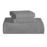 Florin Cotton Matelasse Weave Jacquard Scroll Medallion Bedspread Set