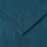 Florin Cotton Matelasse Weave Jacquard Scroll Medallion Bedspread Set