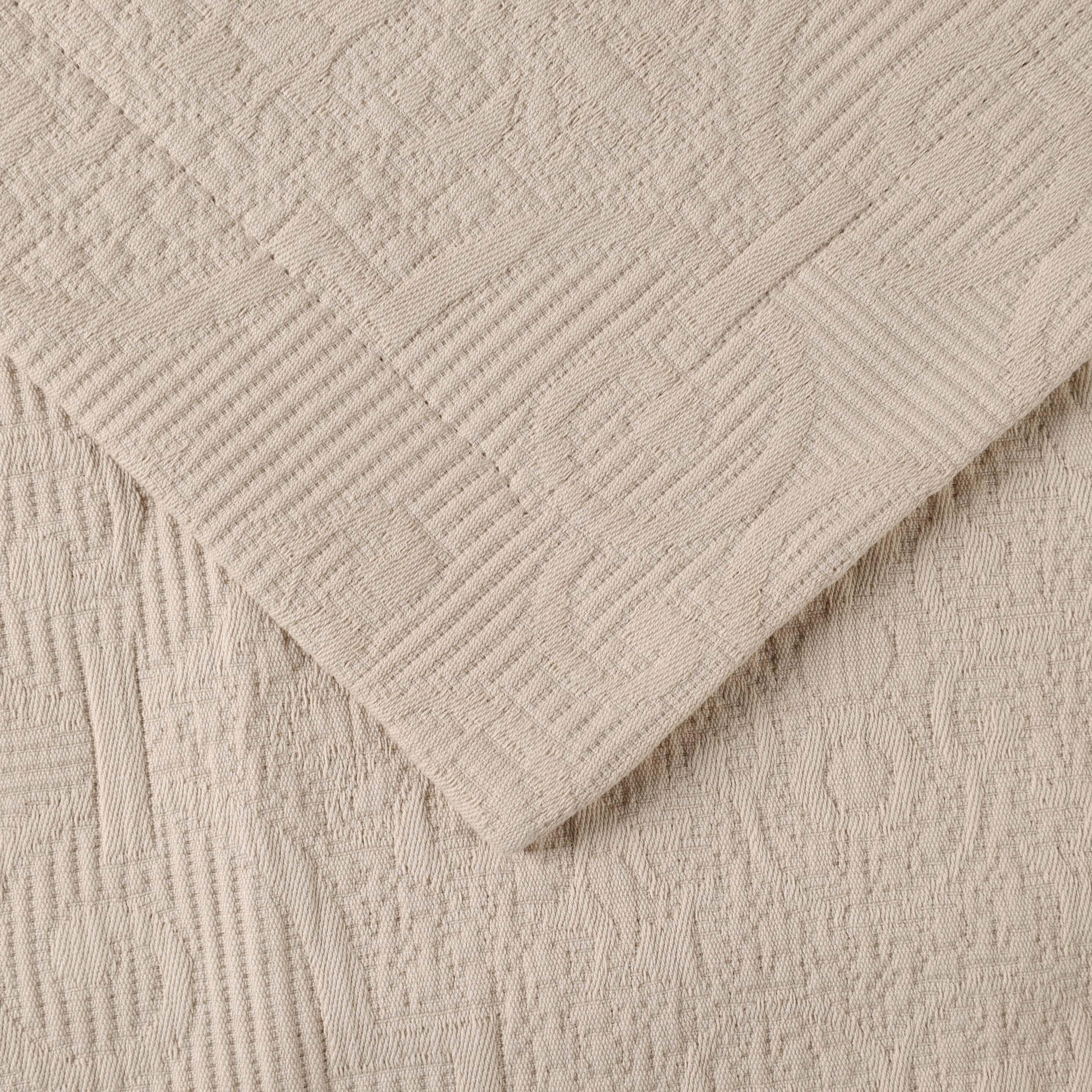 Florin Cotton Matelasse Weave Jacquard Scroll Medallion Bedspread Set