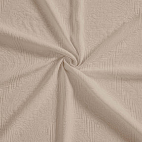 Florin Cotton Matelasse Weave Jacquard Scroll Medallion Bedspread Set