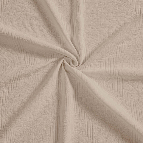 Florin Cotton Matelasse Weave Jacquard Scroll Medallion Bedspread Set