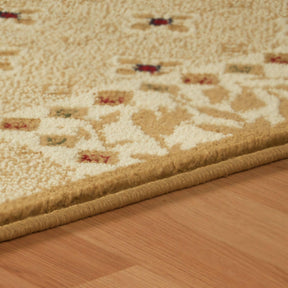 Flower Patchwork Floral Ornamental Rustic Indoor Area Rug