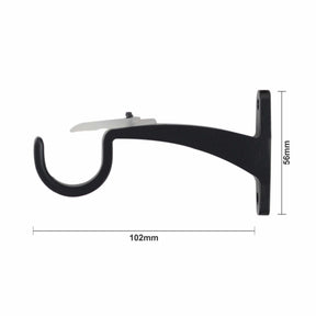 Friedrich Black and Gold Expandable Curtain Rod
