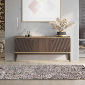 Galilee Vintage Bohemian Floral Mandala Indoor Area Rug Or Runner Rug