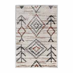 Gared Traditional Southwestern Tribal Area Rug Bone