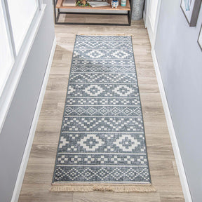 Genaine Geometric Diamond Indoor Large Area Rugs or Runner Rug