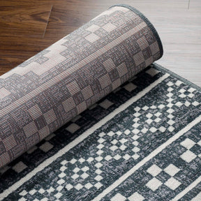 Genaine Geometric Diamond Indoor Large Area Rugs or Runner Rug
