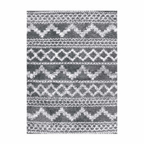 Geometric Bohemian Indoor Plush Shag Area Rug