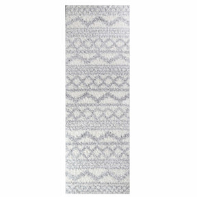 Geometric Bohemian Indoor Plush Shag Area Rug