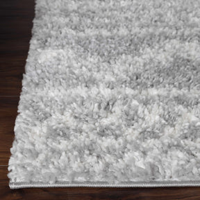 Geometric Bohemian Indoor Plush Shag Area Rug