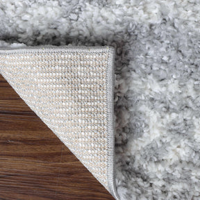 Geometric Bohemian Indoor Plush Shag Area Rug
