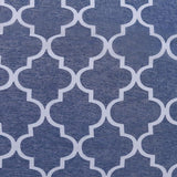Geometric Trellis Lattice Sheer Grommet Curtain Panel Set