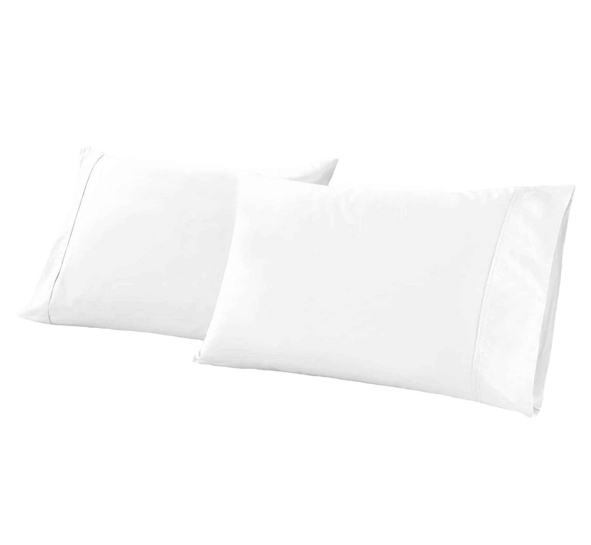 Gina Organic Cotton 300 Thread Count Percale Pillowcases, Set of 2