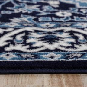 Glendale Traditional Floral Medallion Indoor Area Rug or Runner Rug