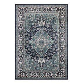 Glendale Traditional Floral Medallion Indoor Area Rug or Runner Rug