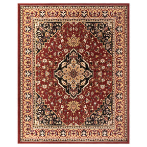 Glendale Traditional Floral Medallion Indoor Area Rug or Runner Rug