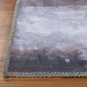 Goa Abstract Patchwork Washable Indoor Area Rug or Runner Rug