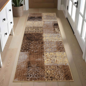 Hadley Geometric Patchwork Indoor Large Area Rugs or Runner Rug