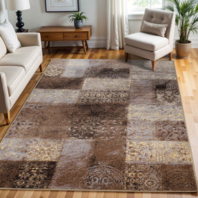 Hadley Geometric Patchwork Indoor Large Area Rugs or Runner Rug