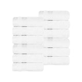 Hays Cotton Medium Weight Soft Face Towel Washcloth Set of 12