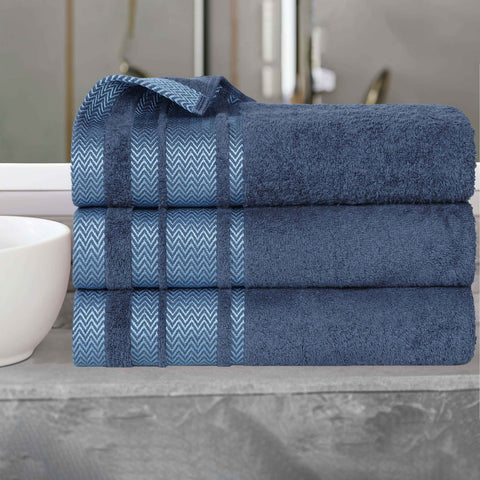 Hays Cotton Medium Weight Ultra-Soft Bath Towel Set of 3