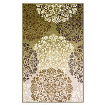 Hedena Traditional Non-Slip Medallion Floral  Indoor Washable Area Rug