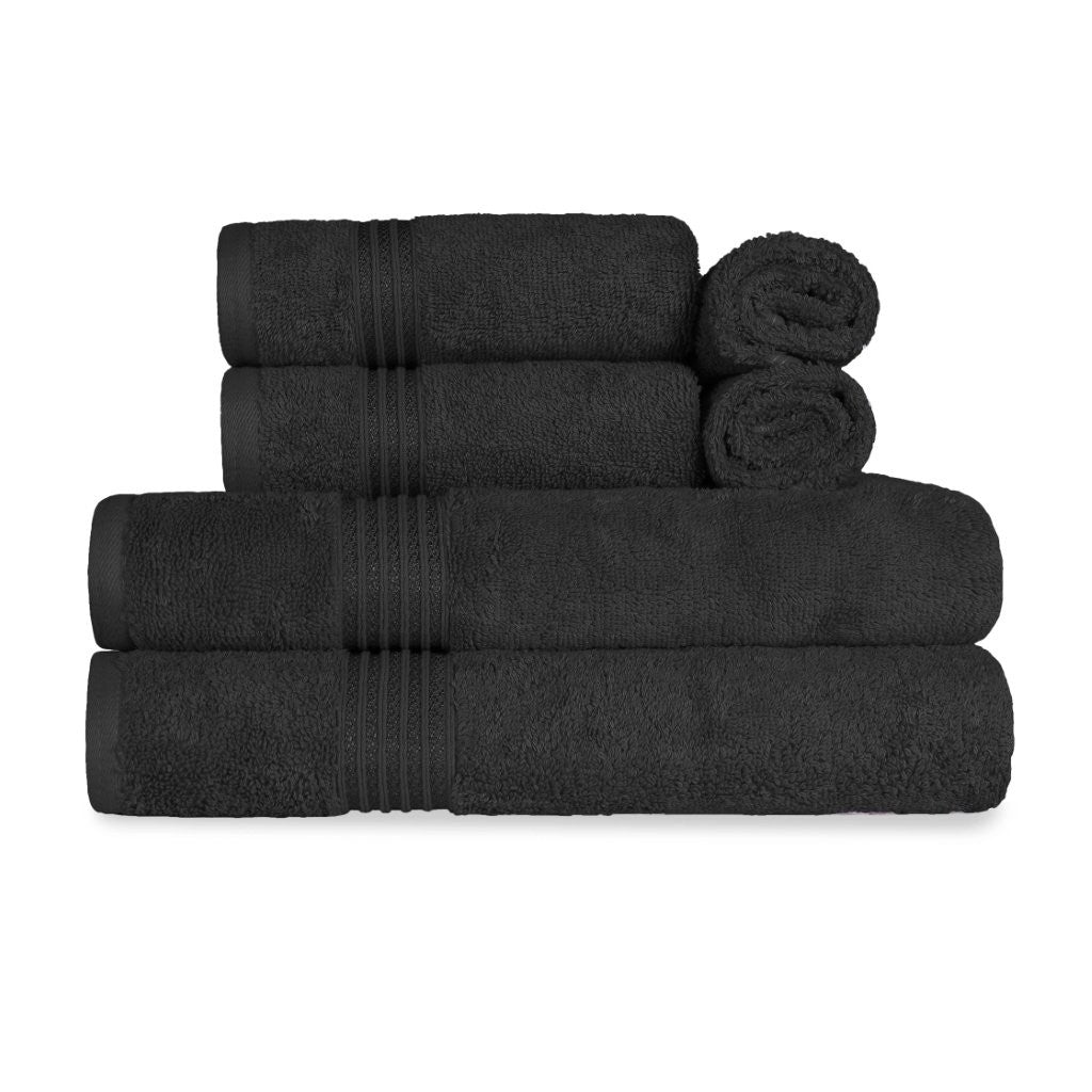 Heritage Egyptian Cotton Plush Heavyweight 6 Piece Towel Set