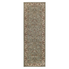 Heritage Traditional Floral Scroll Indoor Runner or Area Rug