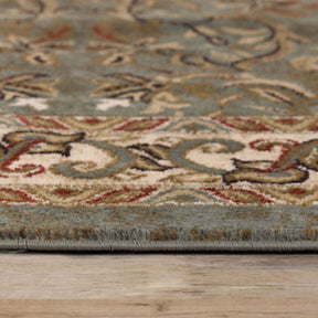 Heritage Traditional Floral Scroll Indoor Runner or Area Rug