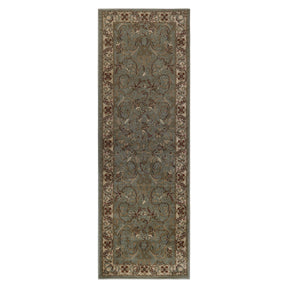 Heritage Traditional Floral Scroll Indoor Runner or Area Rug