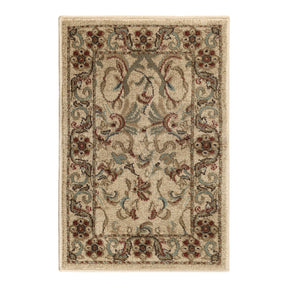 Heritage Traditional Floral Scroll Indoor Runner or Area Rug