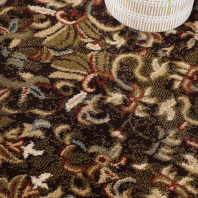 Heritage Traditional Floral Scroll Indoor Runner or Area Rug