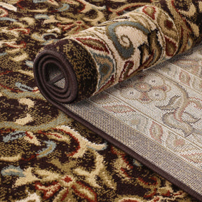 Heritage Traditional Floral Scroll Indoor Runner or Area Rug