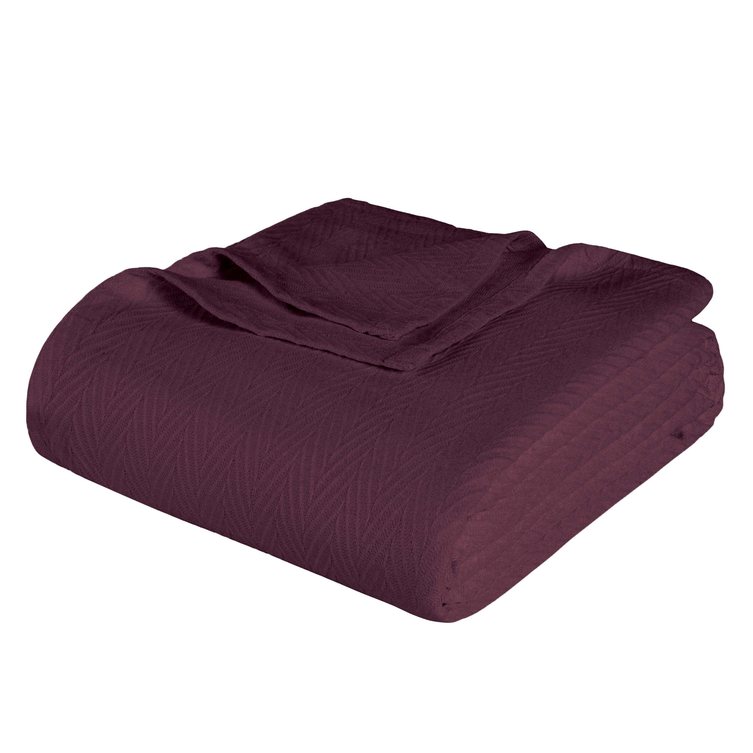 Metro Chevron Zig-Zag Modern All-Season Cotton Blanket