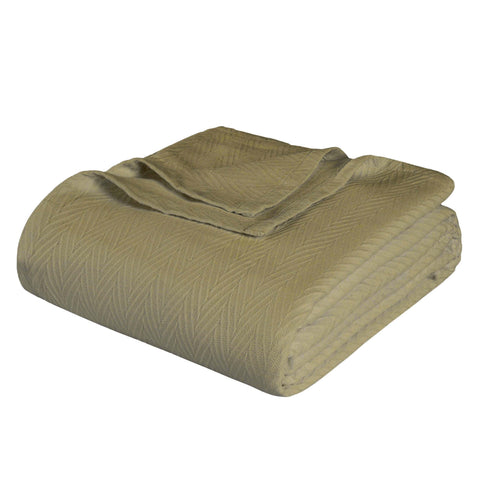 Lightweight Cotton Blanket – Metro Chevron, All-Season Bedding