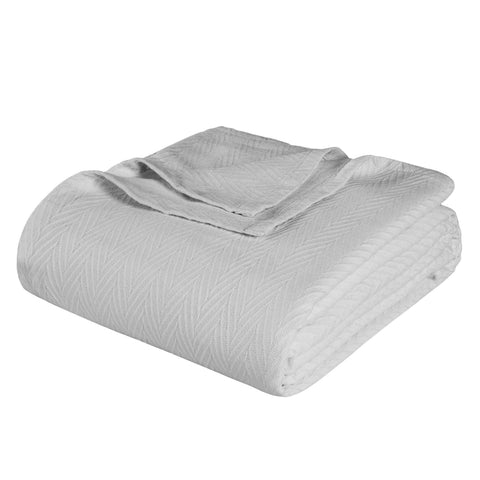 Lightweight Cotton Blanket – Metro Chevron, All-Season Bedding